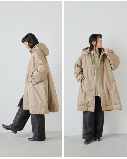 今季miffew/ミフュー」HOODED LONG DOWN COAT 2 今季miffew/ミフュー」HOODED LONG DOWN COAT 2
