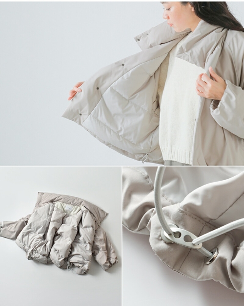 miffew ミフュー 撥水 帯電防止 スタンドカラー ダウン ジャケット