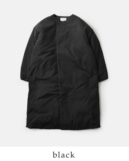 miffew ミフュー 撥水 帯電防止 カラーレス ダウン コート “COLLARLESS