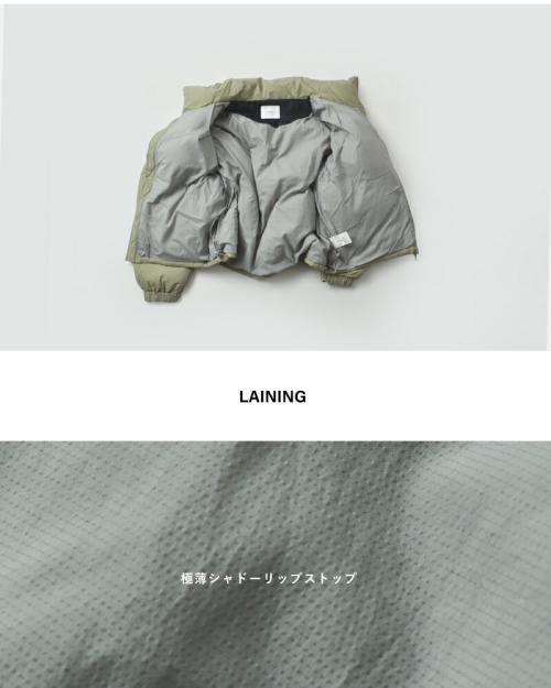 miffew ミフュー キルティング ダウン ジャケット “QUILTING DOWN