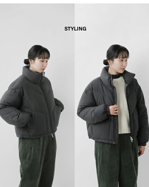 miffew ミフュー キルティング ダウン ジャケット “QUILTING DOWN