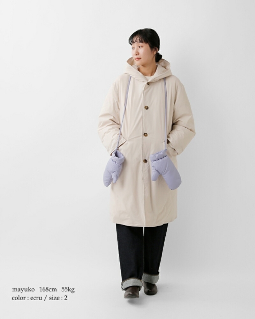 miffew ミフュー フーデッド ダウン コート “HOODED DOWN COAT