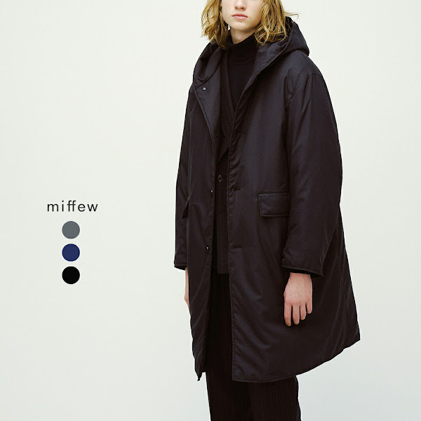 miffew フーデッド ロング ダウン コート