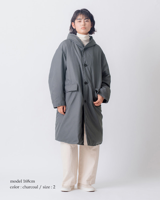 miffew ミフュー フーデッド ロング ダウン コート HOODED LONG DOWN