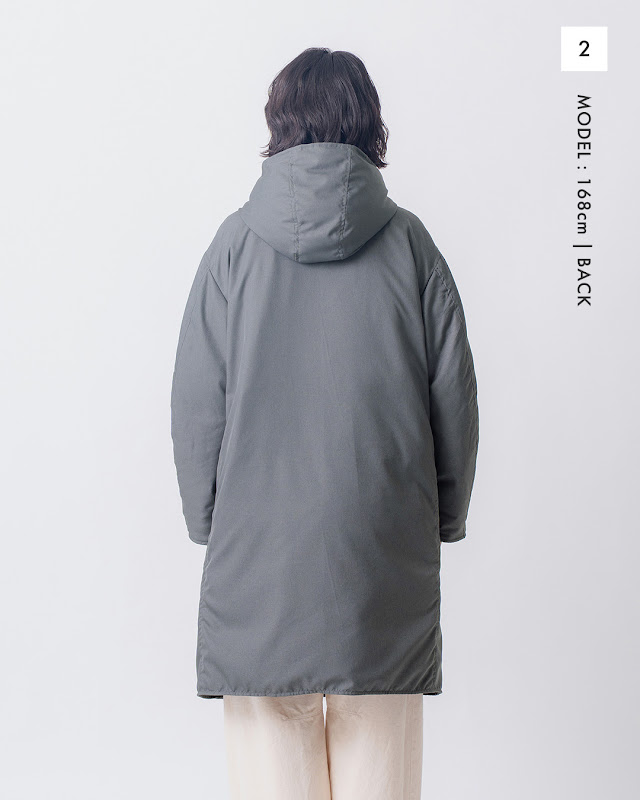 miffew ミフュー フーデッド ロング ダウン コート HOODED LONG DOWN