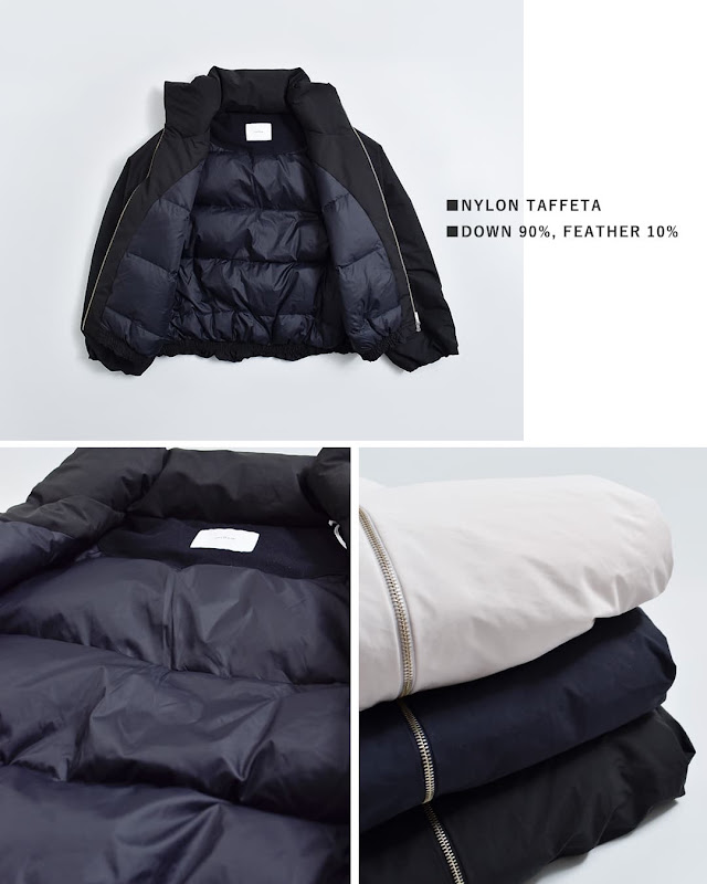miffew ミフュー スタンドカラー ダウン ジャケット STAND COLLAR DOWN