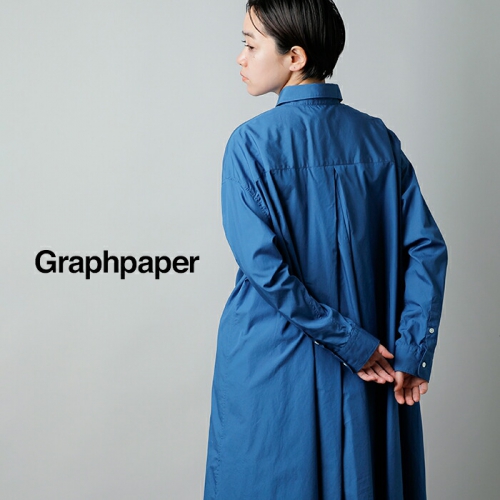 graphpaper グラフペーパー コットンブロード レギュラーカラー 