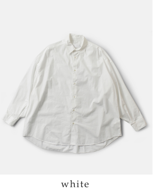 graphpaper グラフペーパー Broad L/S Oversized Regular Collar Shirt