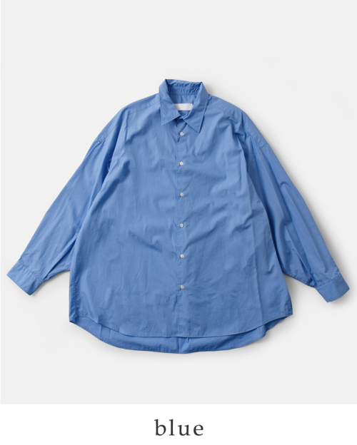 graphpaper グラフペーパー Broad L/S Oversized Regular Collar Shirt