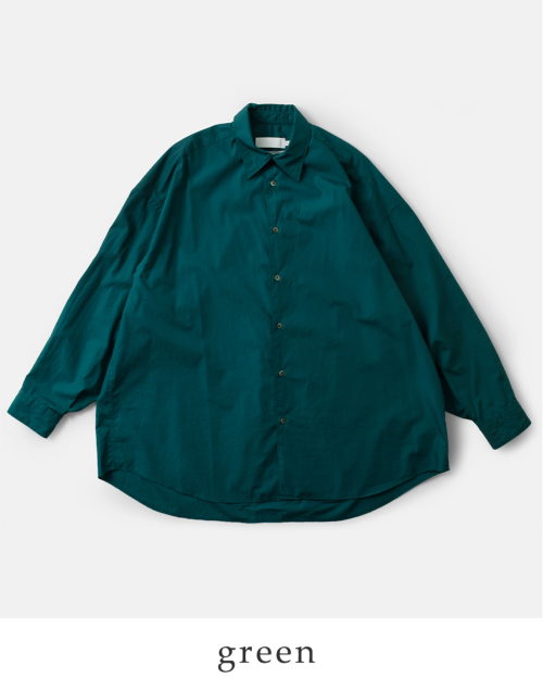 graphpaper グラフペーパー Broad L/S Oversized Regular Collar Shirt