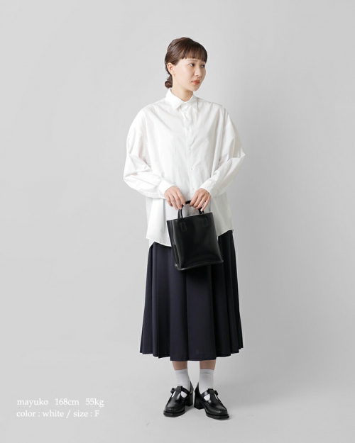 graphpaper グラフペーパー Broad L/S Oversized Regular Collar Shirt