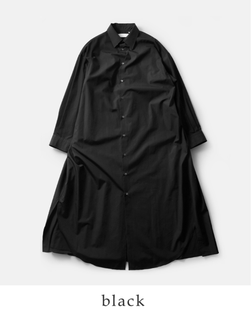 グラフペーパー High Count Broad Regular Oversized Shirt Dress