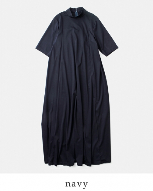 graphpaper グラフペーパー コットン モックネック パネル Aライン