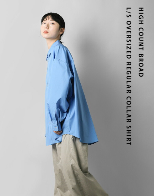 graphpaper グラフペーパー コットン レギュラーカラー シャツ High