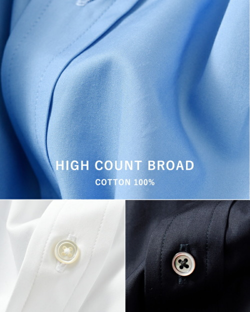 graphpaper グラフペーパー コットン レギュラーカラー シャツ High