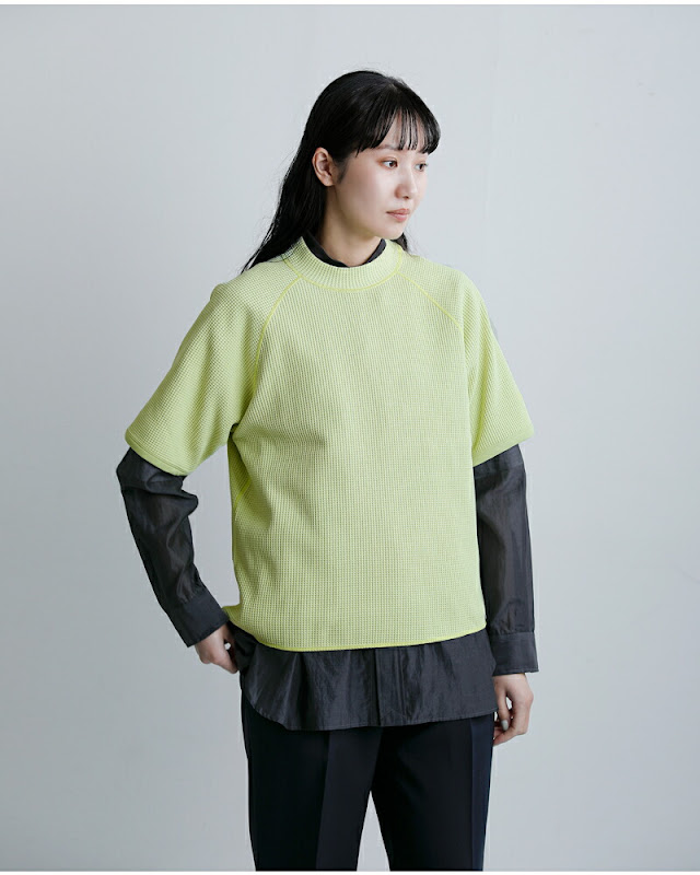 GOLDWIN ゴールドウイン ワッフル ライト モックネック Tシャツ WF