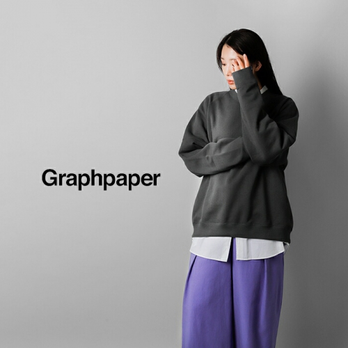 graphpaper グラフペーパー コットンブロード オーバーサイズ ロング 