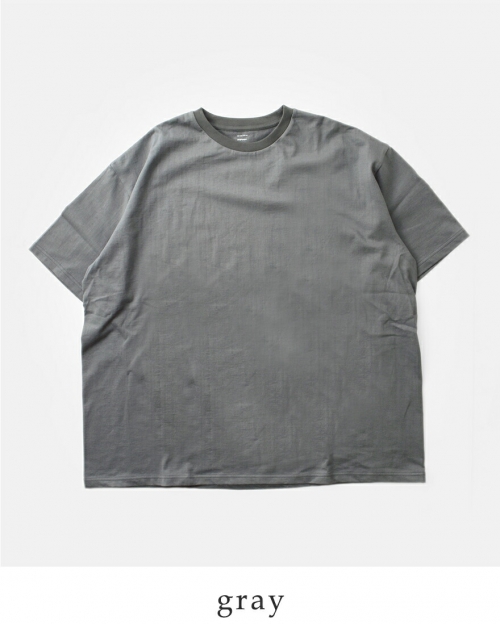 graphpaper グラフペーパー コットン ショートスリーブ オーバーサイズ Tシャツ “S/S Oversized Tee”  gu241-70104b-yo | iroma..aranciato