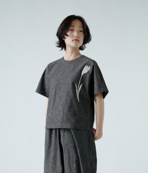 atelier naruse アトリエナルセ コットン リネン スモック
