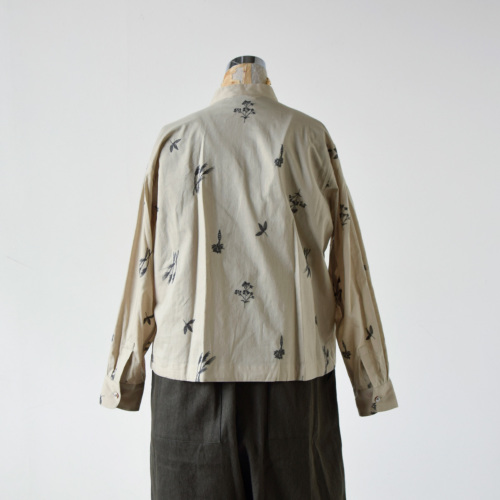 atelier naruse アトリエナルセ コットン 裾絞り ブラウス “winter