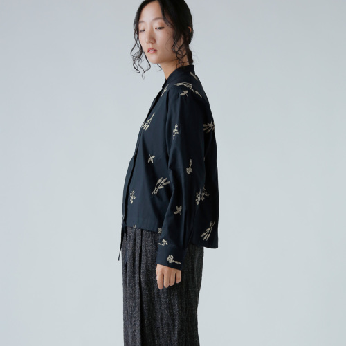 atelier naruse アトリエナルセ コットン 裾絞り ブラウス “winter