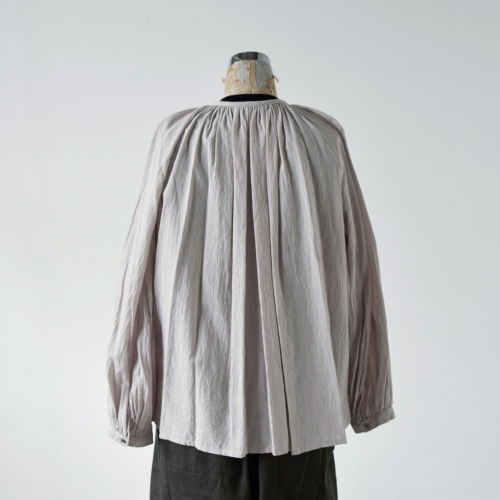 atelier naruse アトリエナルセ コットン ギャザーブラウス h02083