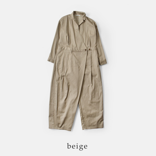 NEAT オーバーオール　コットンカルゼ NEAT｜COTTON PIQUE｜OVERALL - Black｜PRODUCT｜Continuer Inc