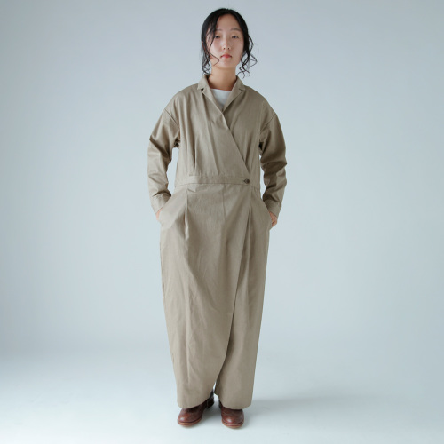 atelier naruse アトリエナルセ コットン カシュクール オーバーオール