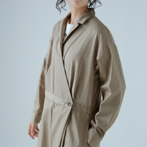 atelier naruse アトリエナルセ コットン カシュクール オーバーオール