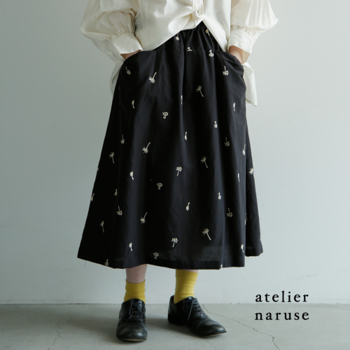 atelier naruse アトリエナルセ コットン リネン カットイン ポケット
