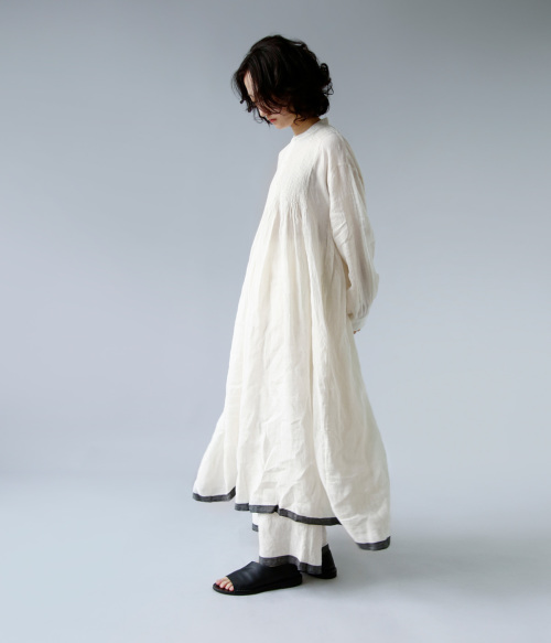 メゾンドソイル リネン ピンタックガウチョパンツ 1_1874_6258ee4ac721f.jpg