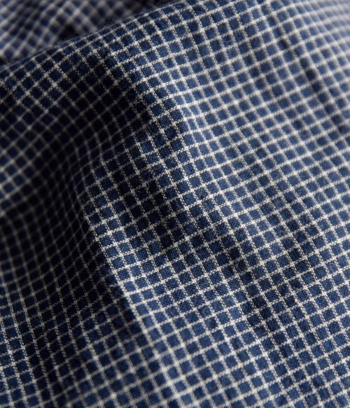 maison de soil メゾンドソイル　コットン刺繍　バンドカラーシャツ maison de soil／エンブロイダリー バンドカラーシャツ | Beignets On