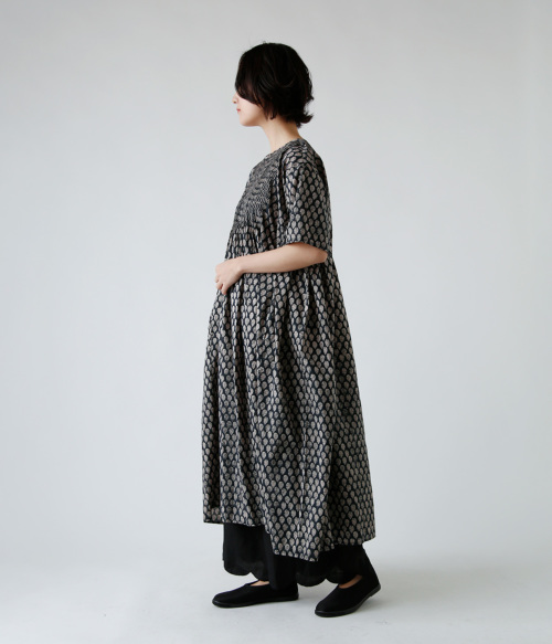 maison de soil メゾン ド ソイル コットン シルク ハンド スクリーン