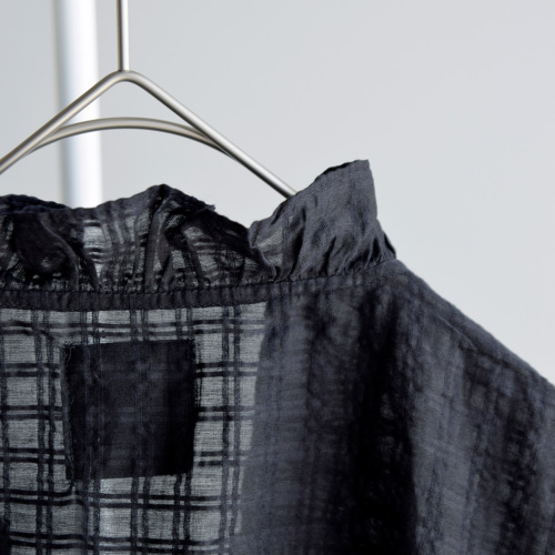 メゾンドソイル maison de soil カシュクールブラウス maison de soil メゾン ド ソイル ハンドウーブン コットン