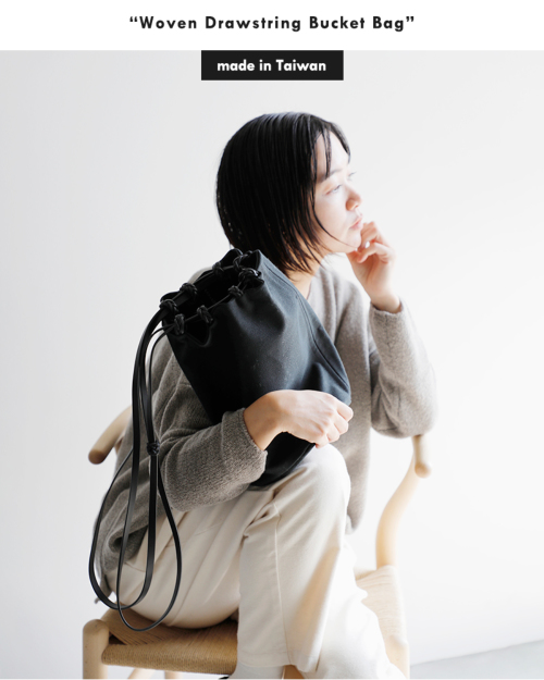 Kamaro'an カマロアン キャンバス 3wayバッグ “Woven Drawstring