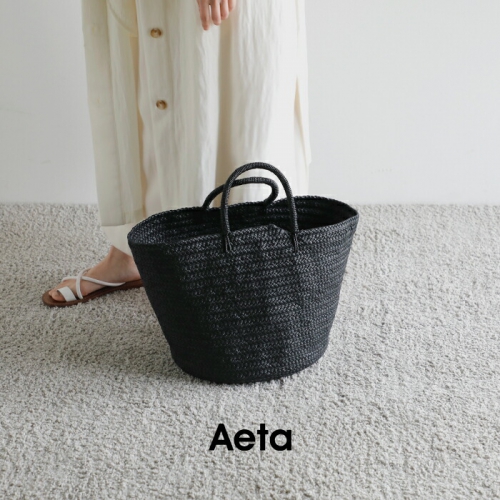 アエタ バスケットバッグ アイボリー aeta カゴバッグ ショルダー