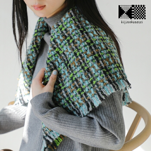 kijinokanosei Chuya スクエア ストール kijinokanosei - miyagiya onlineshop (公式)