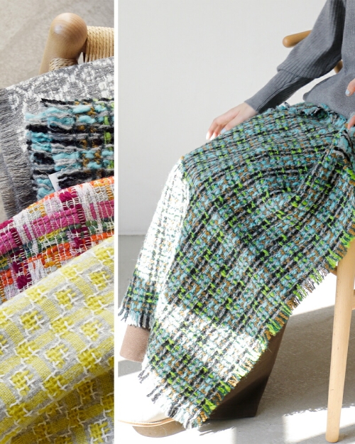 kijinokanosei キジノカノウセイ ウール スクエア スカーフ “square