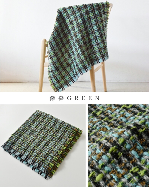 kijinokanosei キジノカノウセイ ウール スクエア スカーフ “square