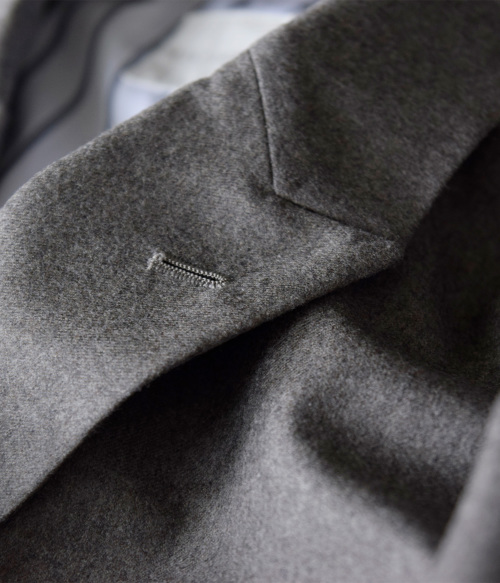 TOUJOURS スーパー120s ウーステッドウール フランネルクロス ダブル