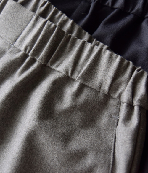 TOUJOURS スーパー120s ウーステッド ウール フランネル クロス