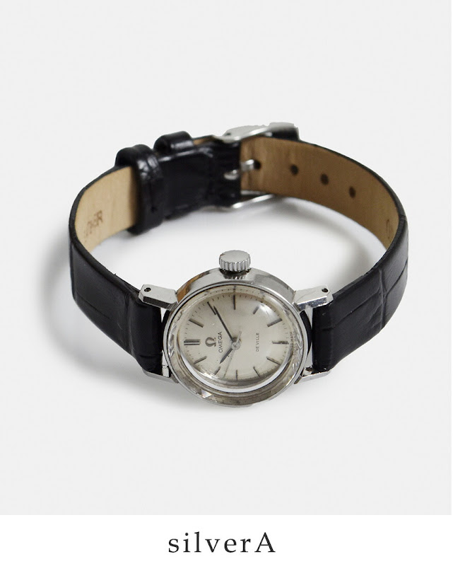 オメガウォッチ OMEGA オメガ カウレザー 型押しベルト ステンレス ヴィンテージ