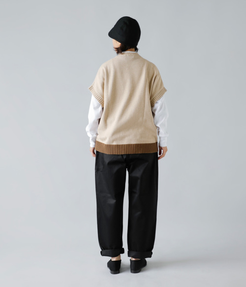 atelier naruse アトリエナルセ コットン バイカラー フレンチ