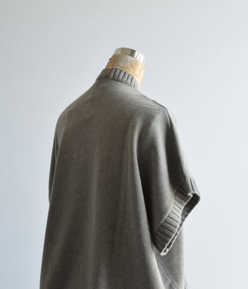 atelier naruse｜コットン バイカラー フレンチ ニット ベスト