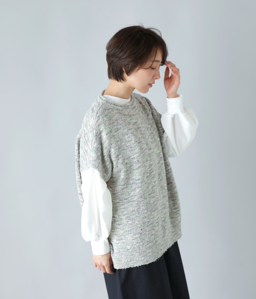 atelier naruse アトリエナルセ コットン ダブル ストランド ニット