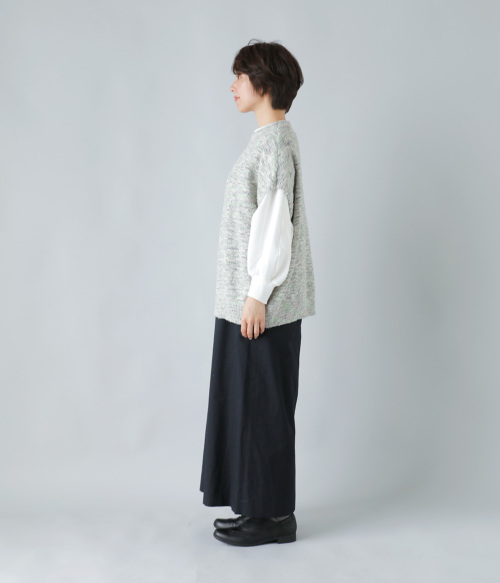 atelier naruse アトリエナルセ コットン ダブル ストランド ニット