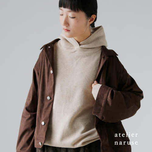 今期アトリエナルセ　ウールニットカットソー wool knit cut&sewn +rib - atelier naruse｜Online store｜the an