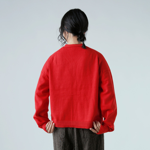 atelier naruse アトリエナルセ コットン ウール ニット カーディガン