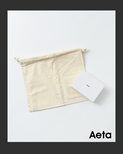 Aeta アエタ スムース カウレザー 三つ折り ウォレット “WALLET