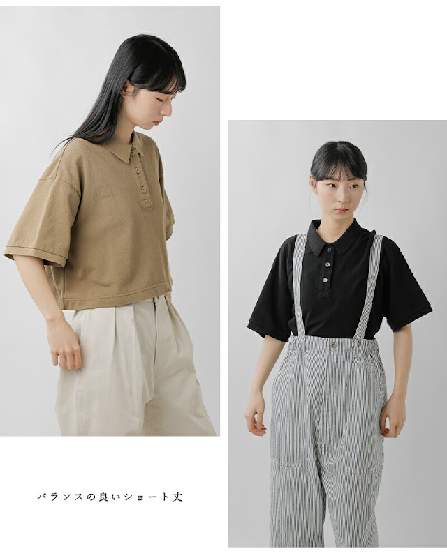 LENO リノ ハイツイストコットン 鹿の子 ポロシャツ POLO SHIRTS leno